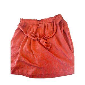 Banana Republic Red Chevron Print Mini Skirt Sz M EUC Summer Style, Preppy